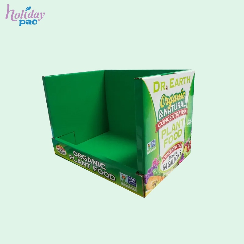 Custom Cardboard Shelf-Ready Packaging PDQ for Farm Food Boxes - Holidaypac