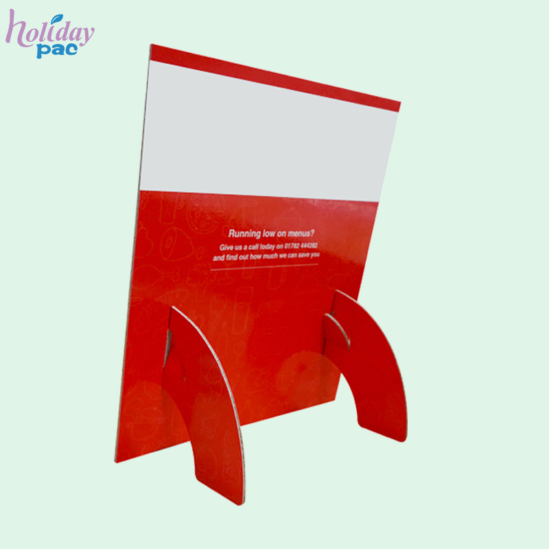 Custom Printing Foldable A5 Cardboard Brochure Holder For Textiles -Holidaypac