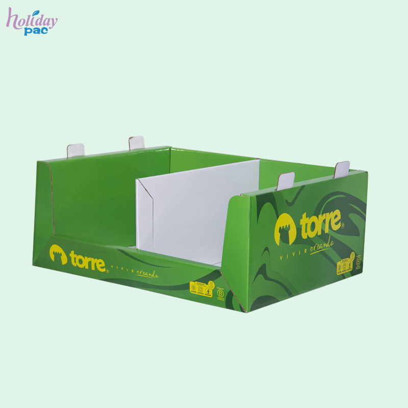 Custom Wal-Mart Cardboard PDQ Tray with Divider for Torre Chile Stationery - Holidaypac