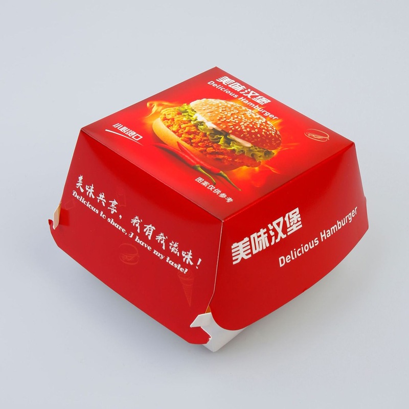 Custom Personalized Fast Food Burger Packaging Boxes - Holidaypac