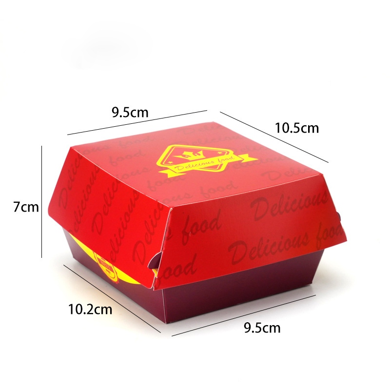 Custom Personalized Fast Food Burger Packaging Boxes - Holidaypac