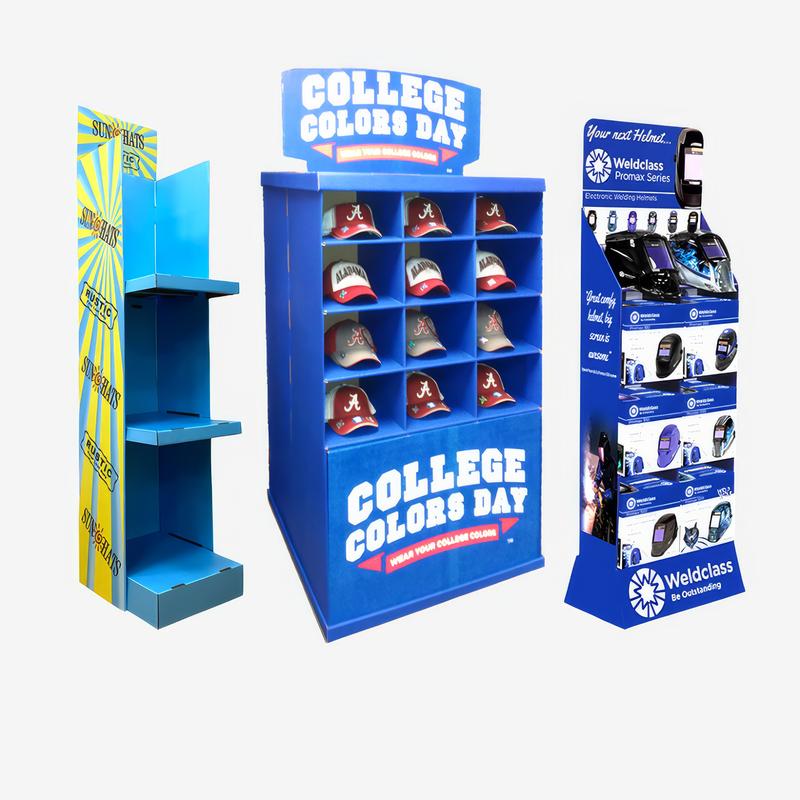 Custom Cardboard End Cap Displays - Holidaypac