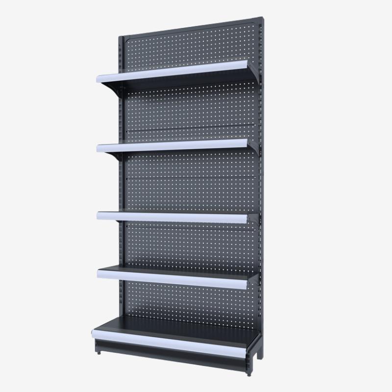 Custom End cap Shelves With Side Panels - Holidaypac