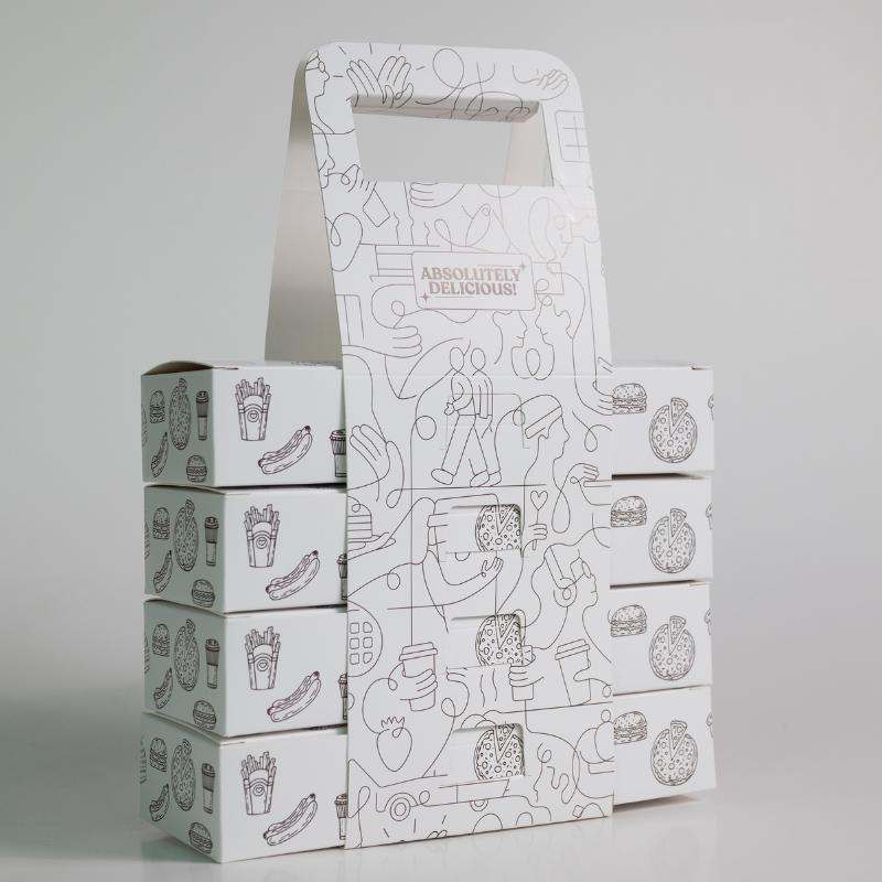 Custom Multi-Layer Takeaway Fast Food Kraft Boxes - Holidaypac