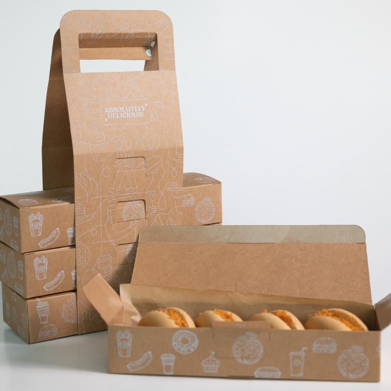 Custom Multi-Layer Takeaway Fast Food Kraft Boxes - Holidaypac