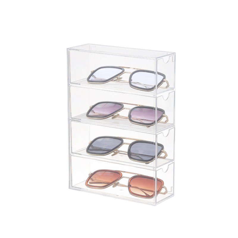 Custom Acrylic Sunglasses Display Organizer Storage Box - Holidaypac