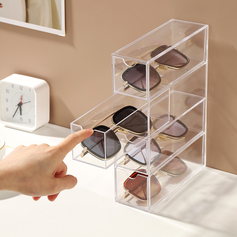 Custom Acrylic Sunglasses Display Organizer Storage Box - Holidaypac