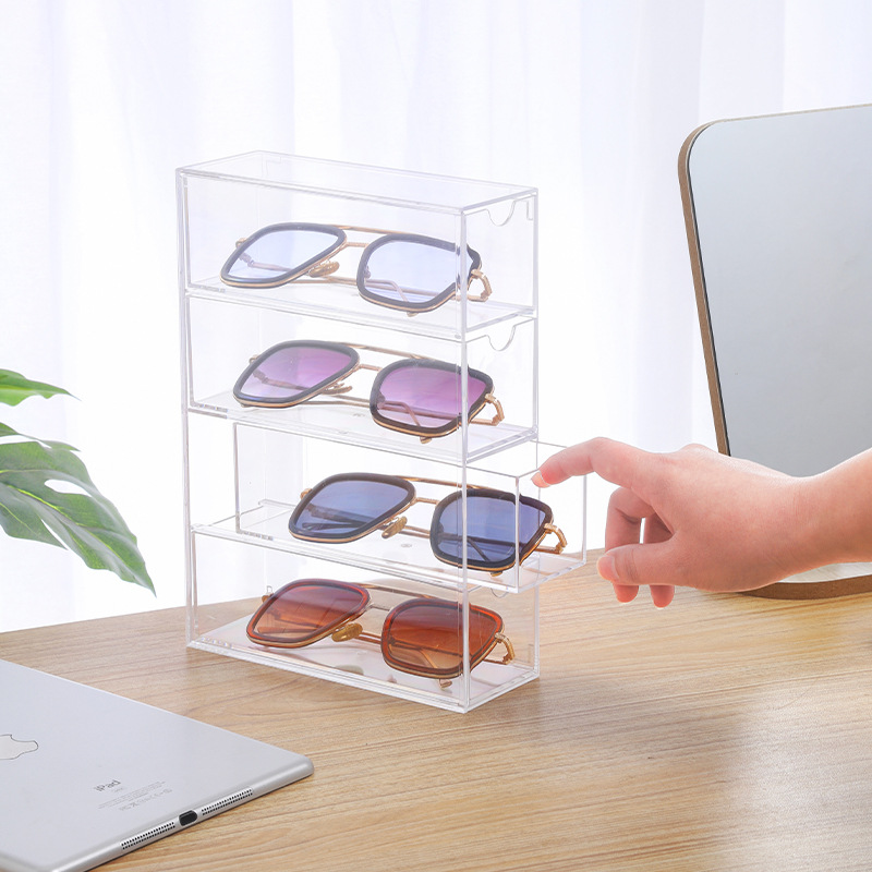 Custom Acrylic Sunglasses Display Organizer Storage Box - Holidaypac