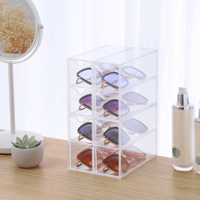 Custom Acrylic Sunglasses Display Organizer Storage Box - Holidaypac