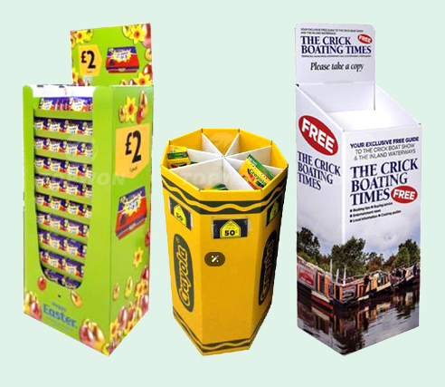 holidaypac carboard dumpbins