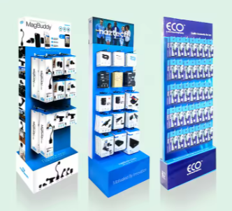 holidaypac cardboard pegboard hook displays