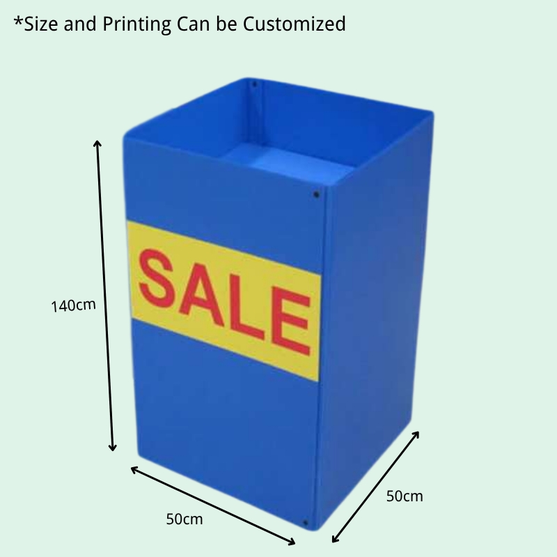 Custom Retail Dump Bin Display for Supermarket Promotional Sale - Holidaypac