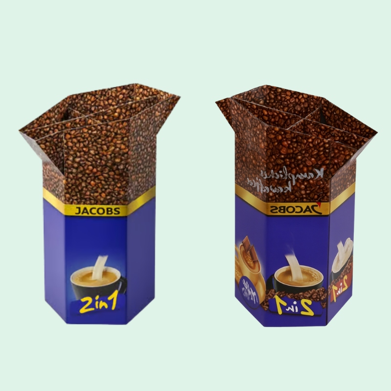 Custom Best Sale Retail Dump Bin Display for coffee - Holidaypac
