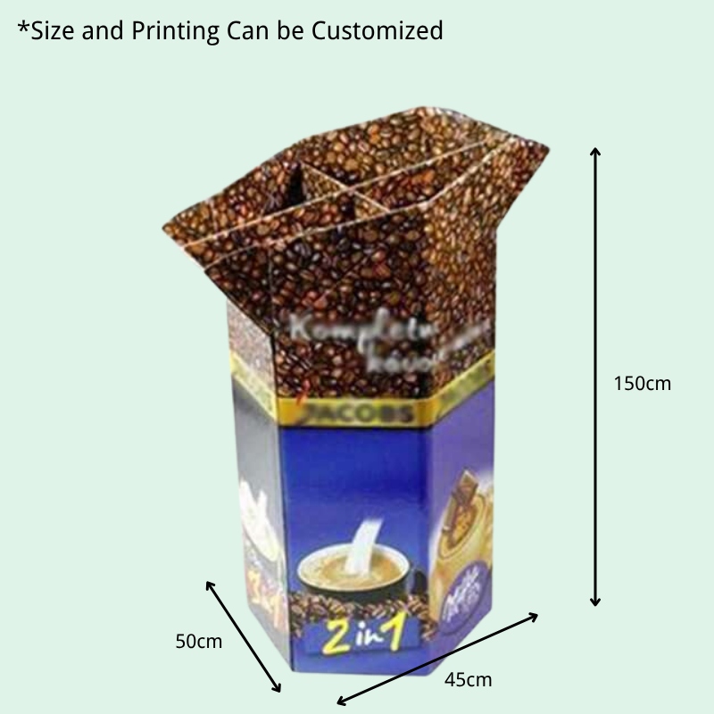 Custom Best Sale Retail Dump Bin Display for coffee - Holidaypac