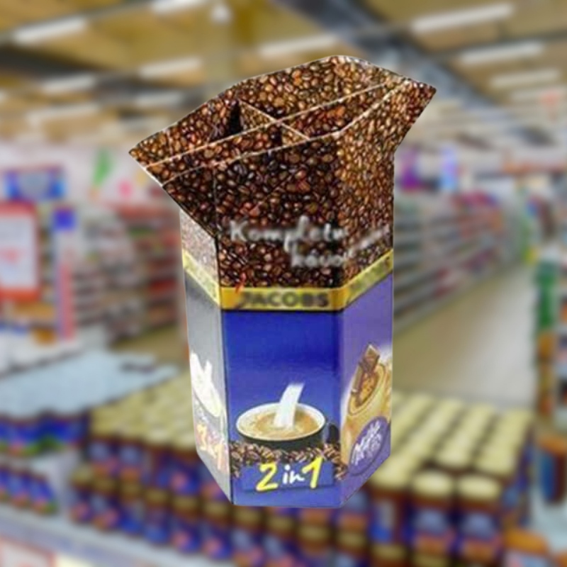 Custom Best Sale Retail Dump Bin Display for coffee - Holidaypac