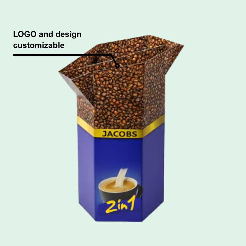 Custom Best Sale Retail Dump Bin Display for coffee - Holidaypac