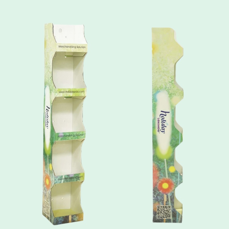 Custom Merchandising Solution Corrugated Folding FSDU Display-Holidaypac