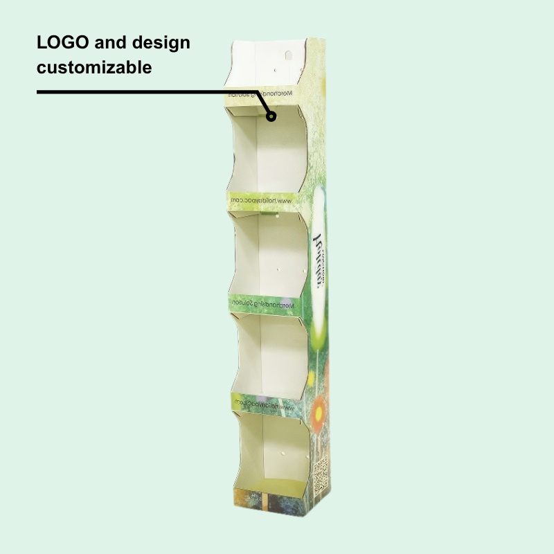 Custom Merchandising Solution Corrugated Folding FSDU Display-Holidaypac