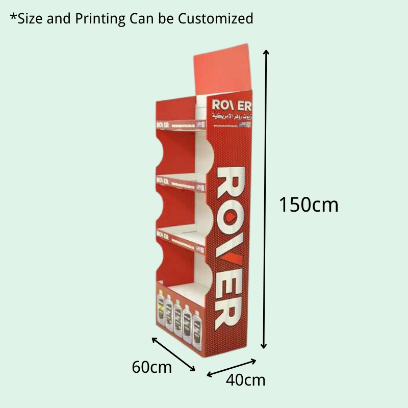 Custom Printed Retail Store Cardboard Floor Display for Electronic Products-Holidaypac