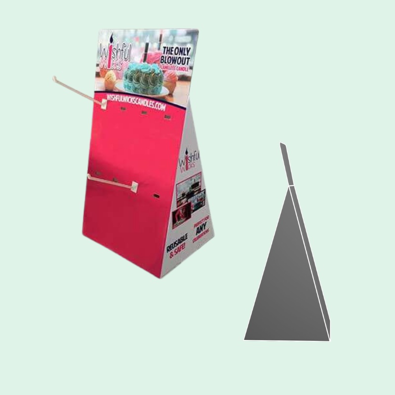 Custom High Quality Countertop Cardboard Display with Hook-Holidaypac