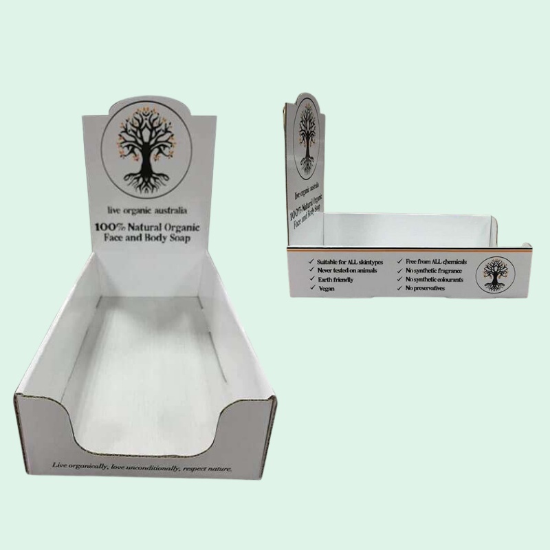 Bulk Order Custom Counter Display Boxes for Organic Face and Skincare-Holidaypac