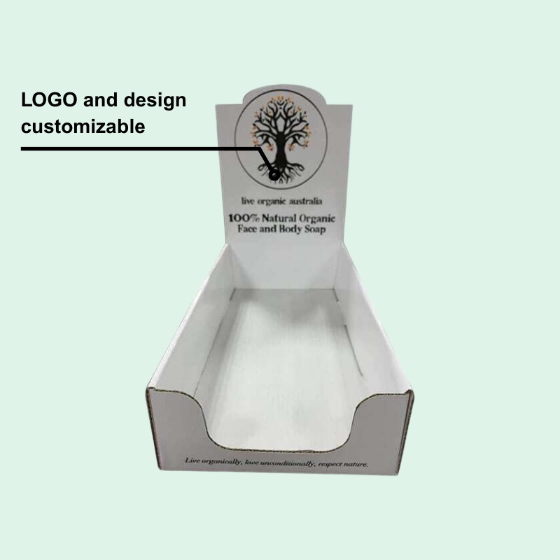 Bulk Order Custom Counter Display Boxes for Organic Face and Skincare-Holidaypac