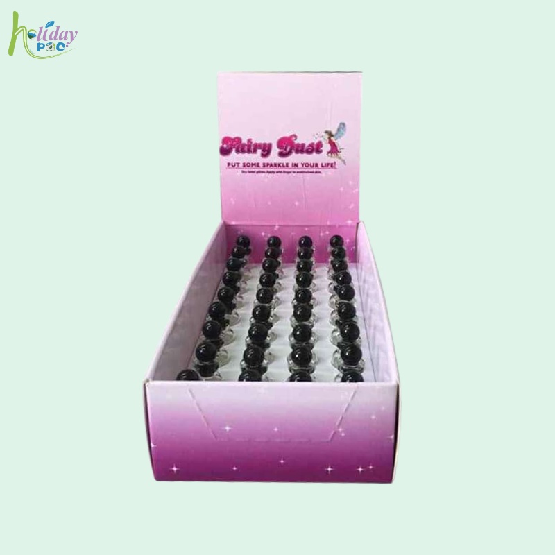 Custom Cardboard Display Shelf Ready Box for Nail Polish-Holidaypac