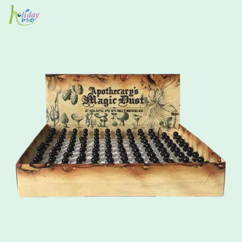 Custom Large Capacity Cardboard Display Shelf Ready Box for Nail Polish-Holidaypac