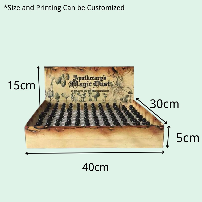 Custom Large Capacity Cardboard Display Shelf Ready Box for Nail Polish-Holidaypac