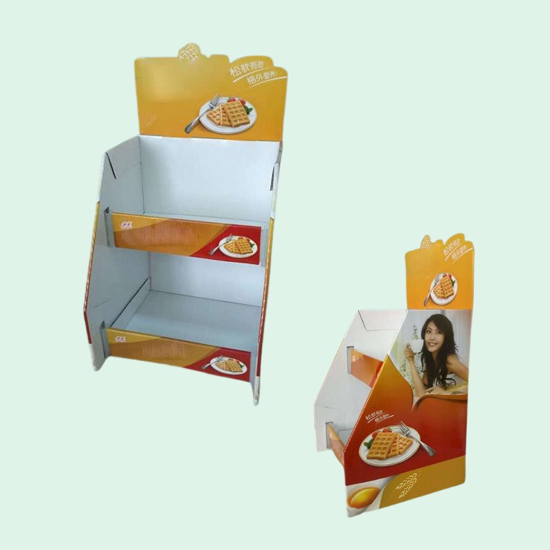 Custom Counter Top Display Unit with Tier for Baking Food--Holidaypac