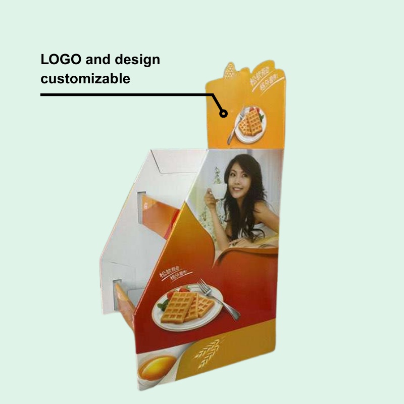 Custom Counter Top Display Unit with Tier for Baking Food--Holidaypac