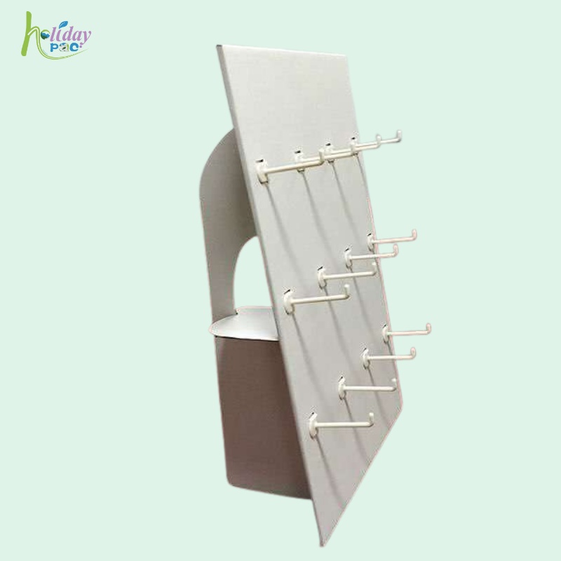Custom Retail Desk Top Stands with Hooks-Holidaypac