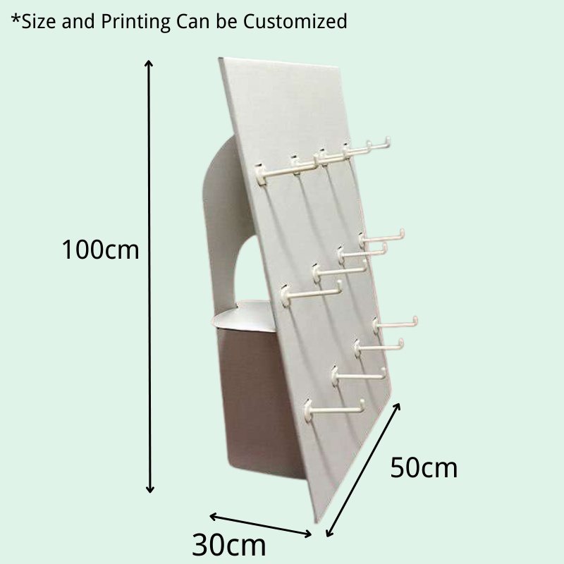 Custom Retail Desk Top Stands with Hooks-Holidaypac