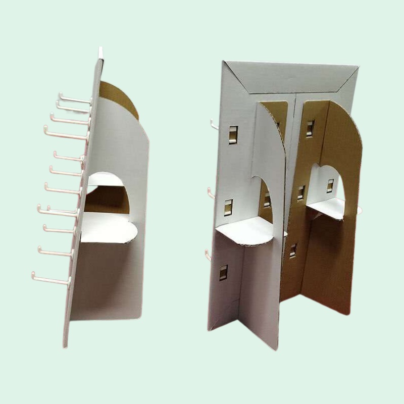 Custom Retail Desk Top Stands with Hooks-Holidaypac