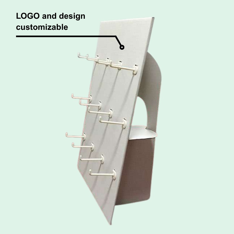 Custom Retail Desk Top Stands with Hooks-Holidaypac