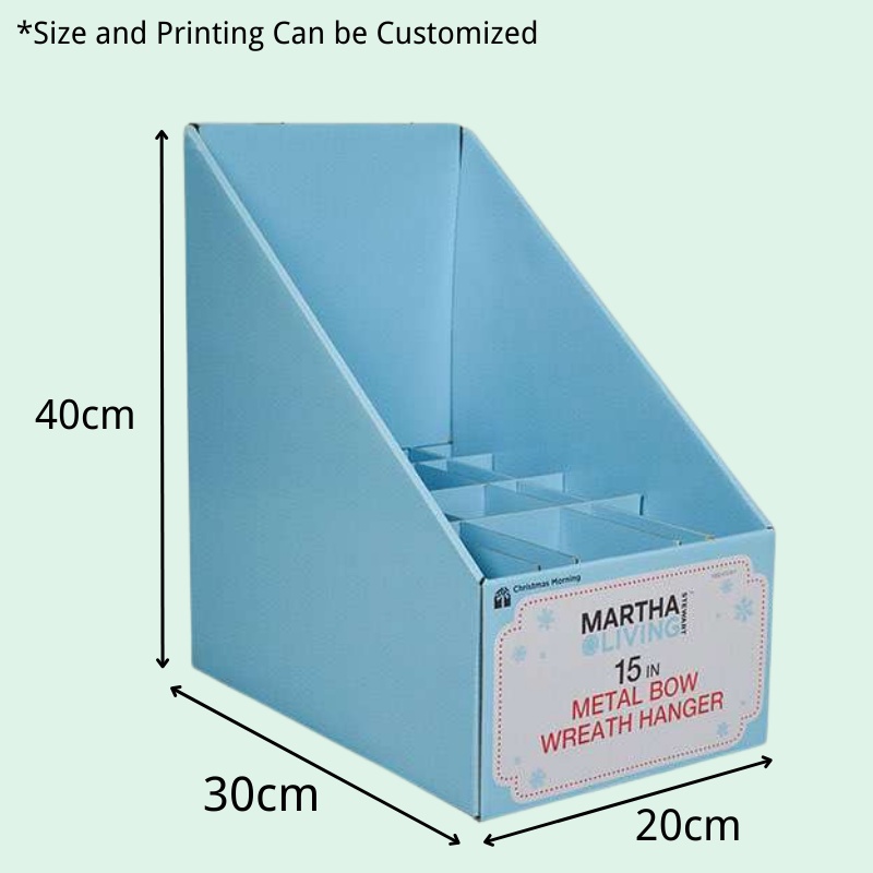 Holidaypac Metal Bow Cardboard Counter Display Hole Insert