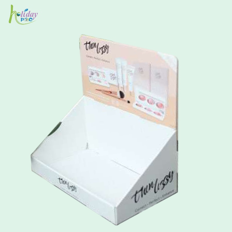 Custom POS Cardboard Counter Top Display for Eyeshadow-Holidaypac
