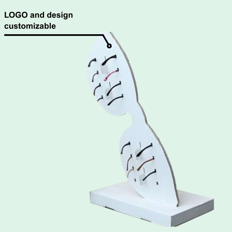 Custom Eye Shape Cardboard Countertop Displays For Sunglasses-Holidaypac