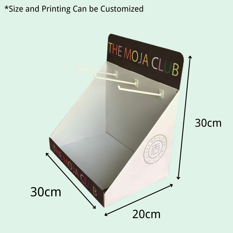Custom Retail Store Cardboard Table Top Peg for Jewelry Display-Holidaypac
