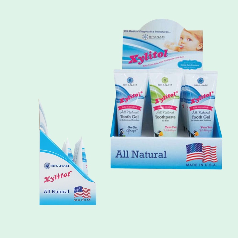 Custom Advertising Cardboard Counter Top Display for Toothpaste-Holidaypac
