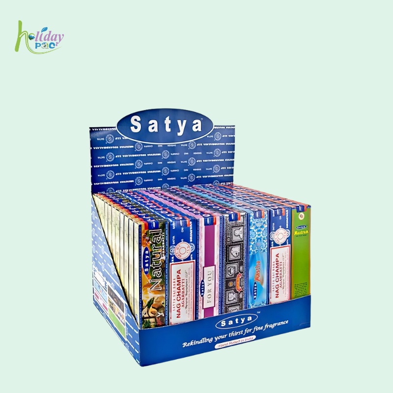 Custom Cardboard Counter Display for Incense Boxes-Holidaypac