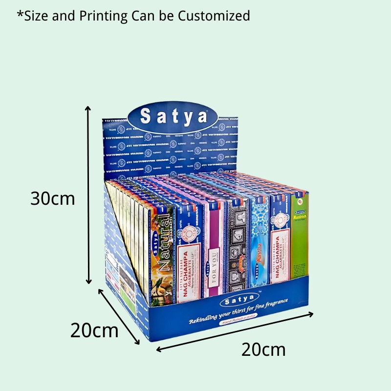 Custom Cardboard Counter Display for Incense Boxes-Holidaypac