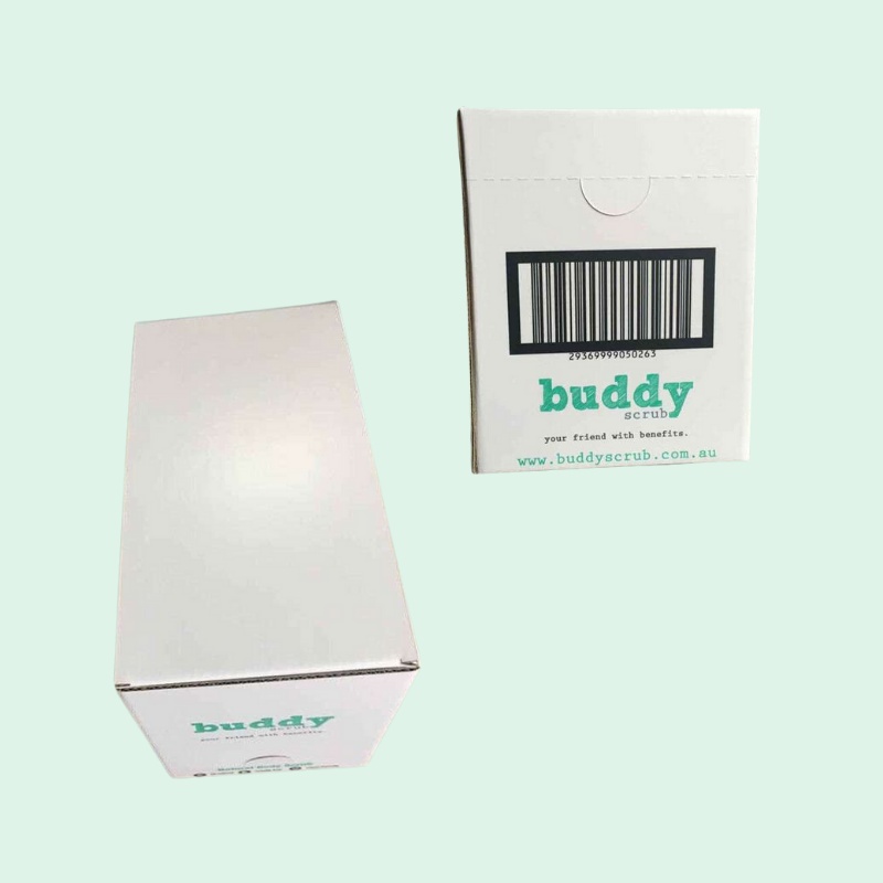 Custom Skincare Cardboard Counter Display for Raw Cacao Scrub with Product Details-Holidaypac