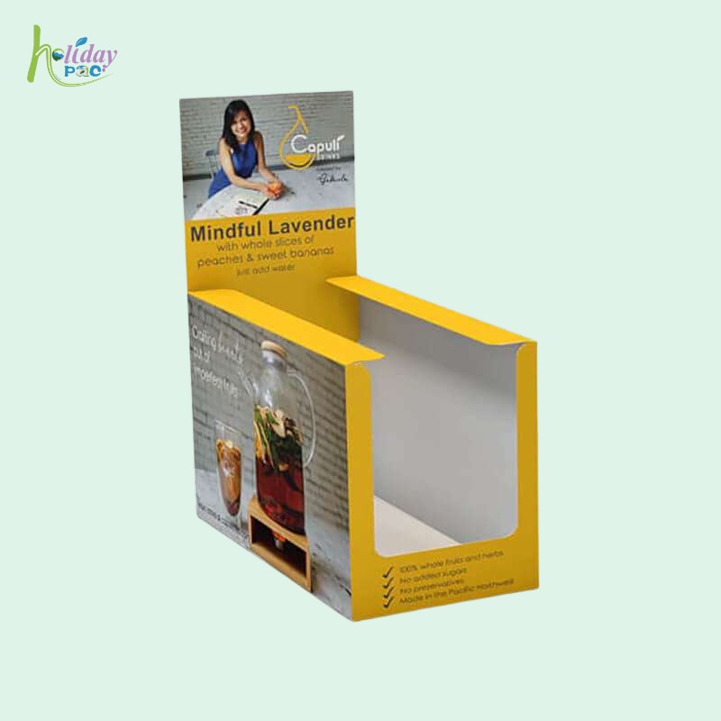 Custom Retail Snack Tear Off Box for Energy Bars and Chocolate-Holidaypac