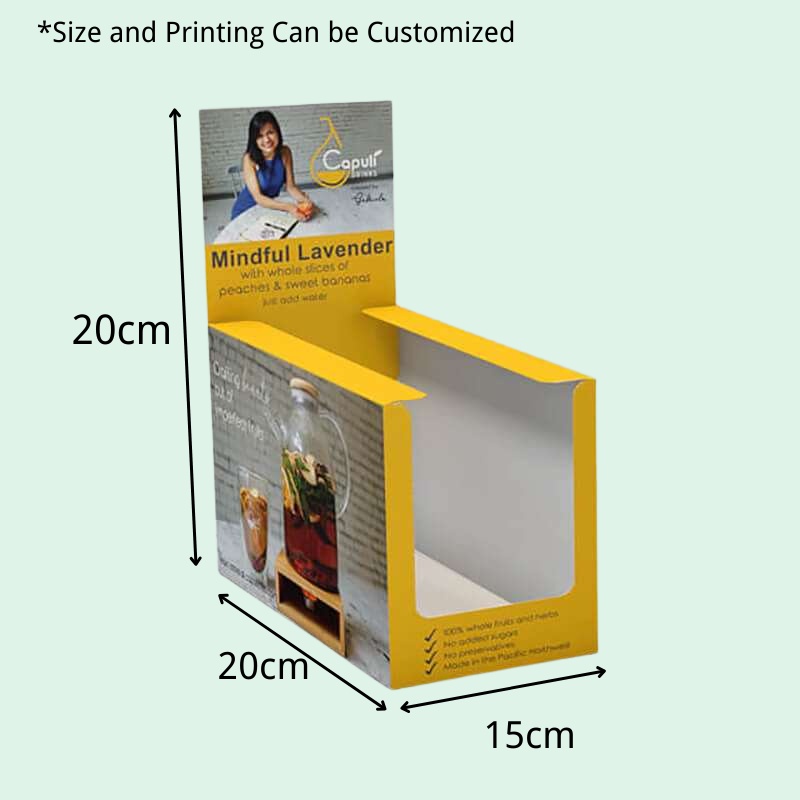 Custom Retail Snack Tear Off Box for Energy Bars and Chocolate-Holidaypac