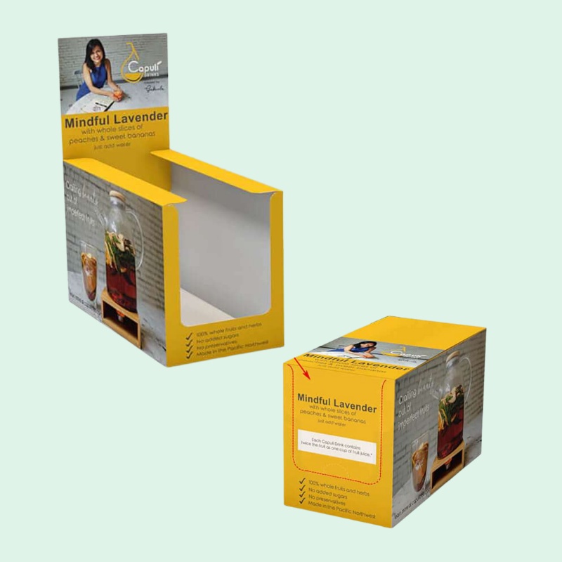 Custom Retail Snack Tear Off Box for Energy Bars and Chocolate-Holidaypac
