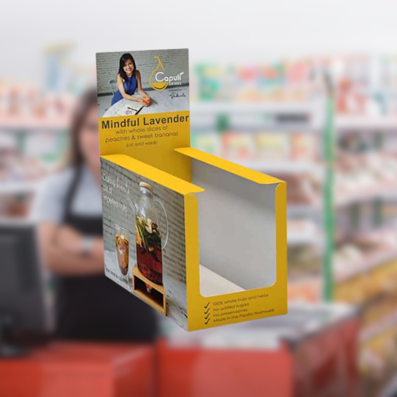 Custom Retail Snack Tear Off Box for Energy Bars and Chocolate-Holidaypac