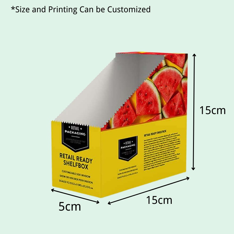 Custom Fruit Snack Tear Off Box for Watermelon Snacks-Holidaypac