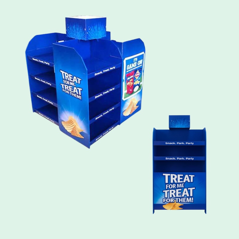 Custom Snack Quarter Pallet Display Box-Holidaypac