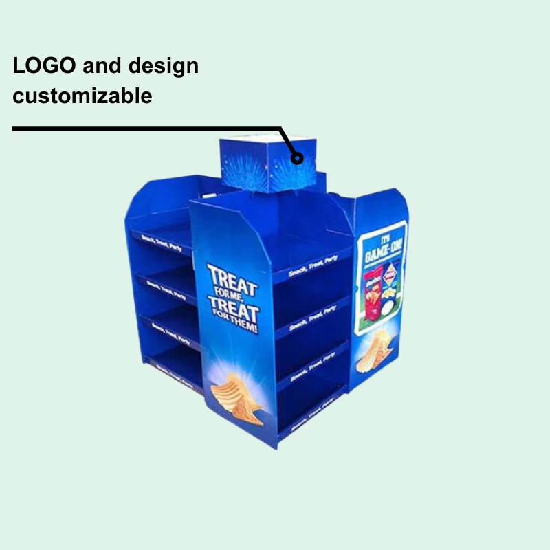 Custom Snack Quarter Pallet Display Box-Holidaypac